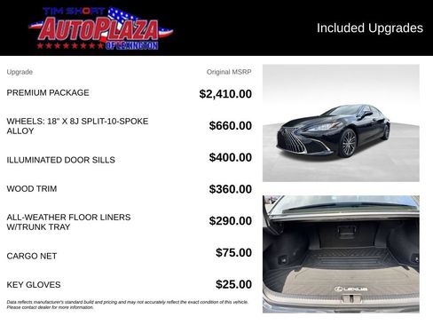 Used 2022 Lexus ES 350 w/ Premium Package FWD image 22