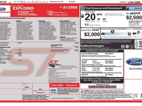 Used 2020 Ford Explorer ST w/ ST Street Pack AWD/4WD image 6