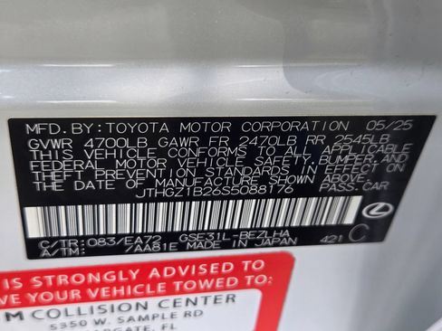 Used 2025 Lexus IS 350 F Sport w/ Navigation Package RWD image 33