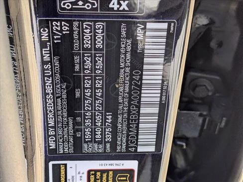 Certified 2023 Mercedes-Benz EQS 580 4MATIC SUV image 23