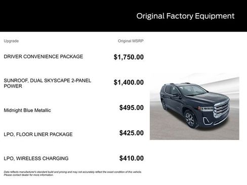 Used 2022 GMC Acadia SLE w/ Driver Convenience Package image 10