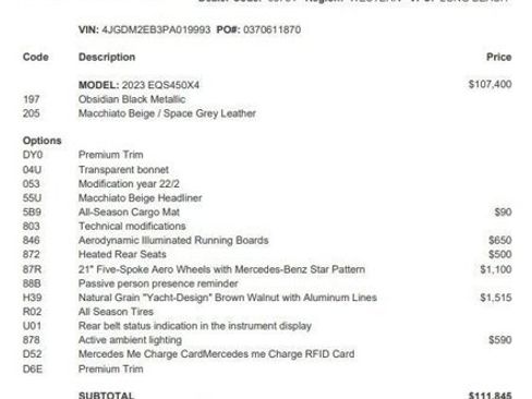 Certified 2023 Mercedes-Benz EQS 450+ 4MATIC SUV image 4