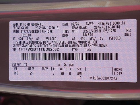 New 2026 Ford F250 XLT AWD/4WD image 45