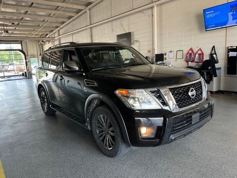 Used 2018 Nissan Armada Platinum w/ Captain Seat Package AWD/4WD image 2