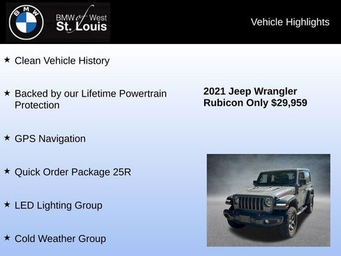 Used 2021 Jeep Wrangler Rubicon image 8