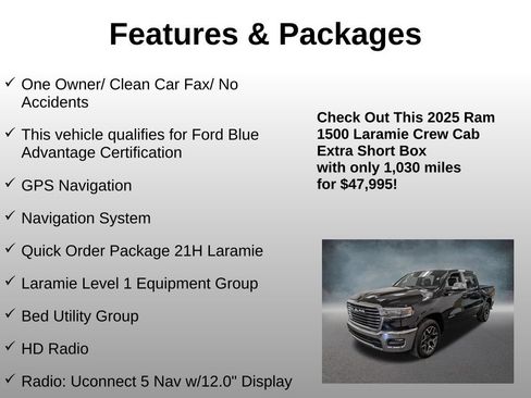 Used 2025 RAM 1500 Laramie w/ Bed Utility Group AWD/4WD image 4