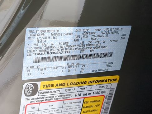 Used 2025 Ford Expedition Tremor AWD/4WD image 66