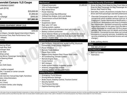 Used 2019 Chevrolet Camaro LS image 36