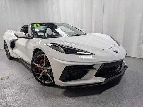 Certified 2021 Chevrolet Corvette Stingray Preferred Conv w/ Z51 Performance Package RWD image 2