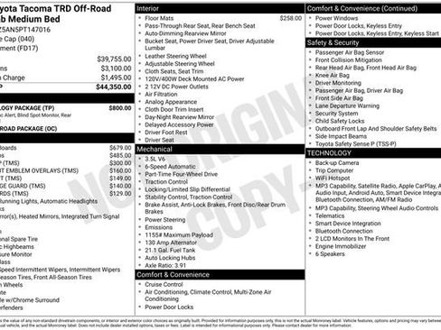 Certified 2023 Toyota Tacoma TRD Off-Road w/ Technology Package AWD/4WD image 32