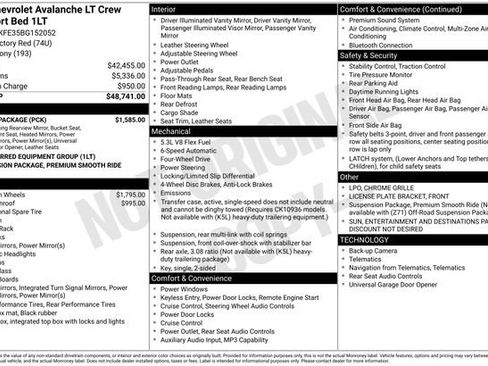 Used 2011 Chevrolet Avalanche LT w/ Luxury Package image 6