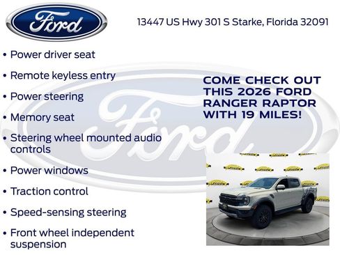New 2026 Ford Ranger Raptor AWD/4WD image 25
