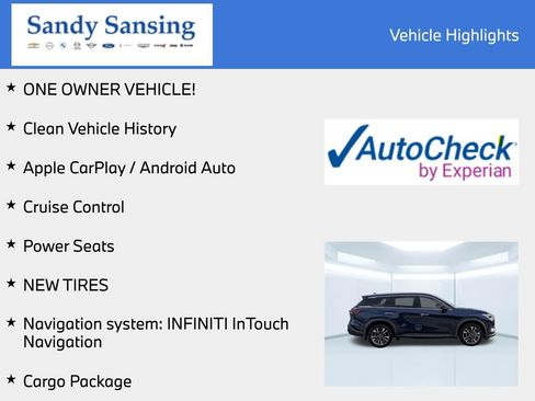 Used 2023 INFINITI QX60 Luxe w/ Cargo Package AWD/4WD image 8