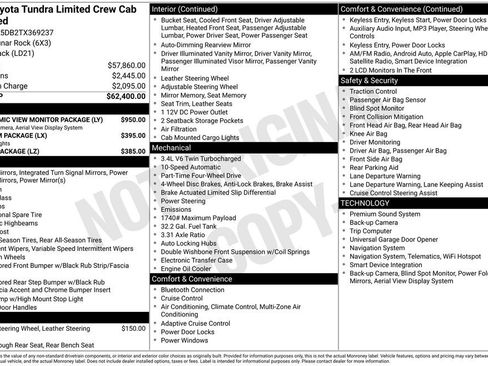 Used 2026 Toyota Tundra Limited AWD/4WD image 35
