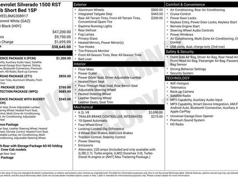 Used 2021 Chevrolet Silverado 1500 RST w/ Convenience Package II AWD/4WD image 22