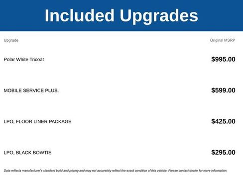 New 2026 Chevrolet Traverse High Country w/ LPO, Floor Liner Package image 5