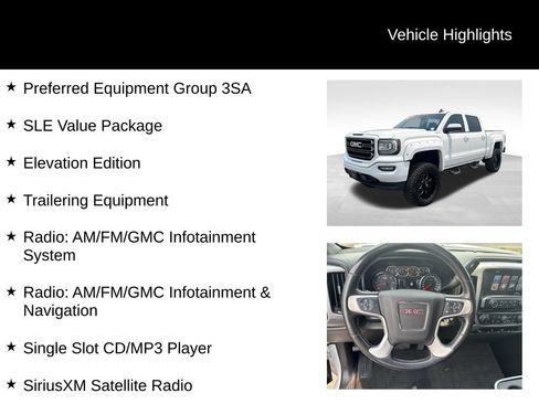 Used 2018 GMC Sierra 1500 SLE w/ SLE Value Package AWD/4WD image 10