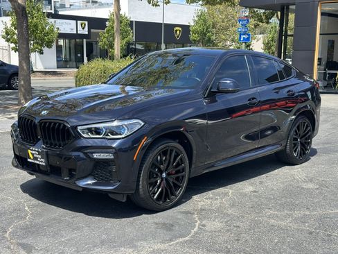 Used 2021 BMW X6 M50i w/ Executive Package AWD/4WD image 2