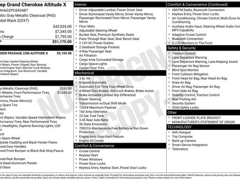 Used 2023 Jeep Grand Cherokee Altitude AWD/4WD image 3