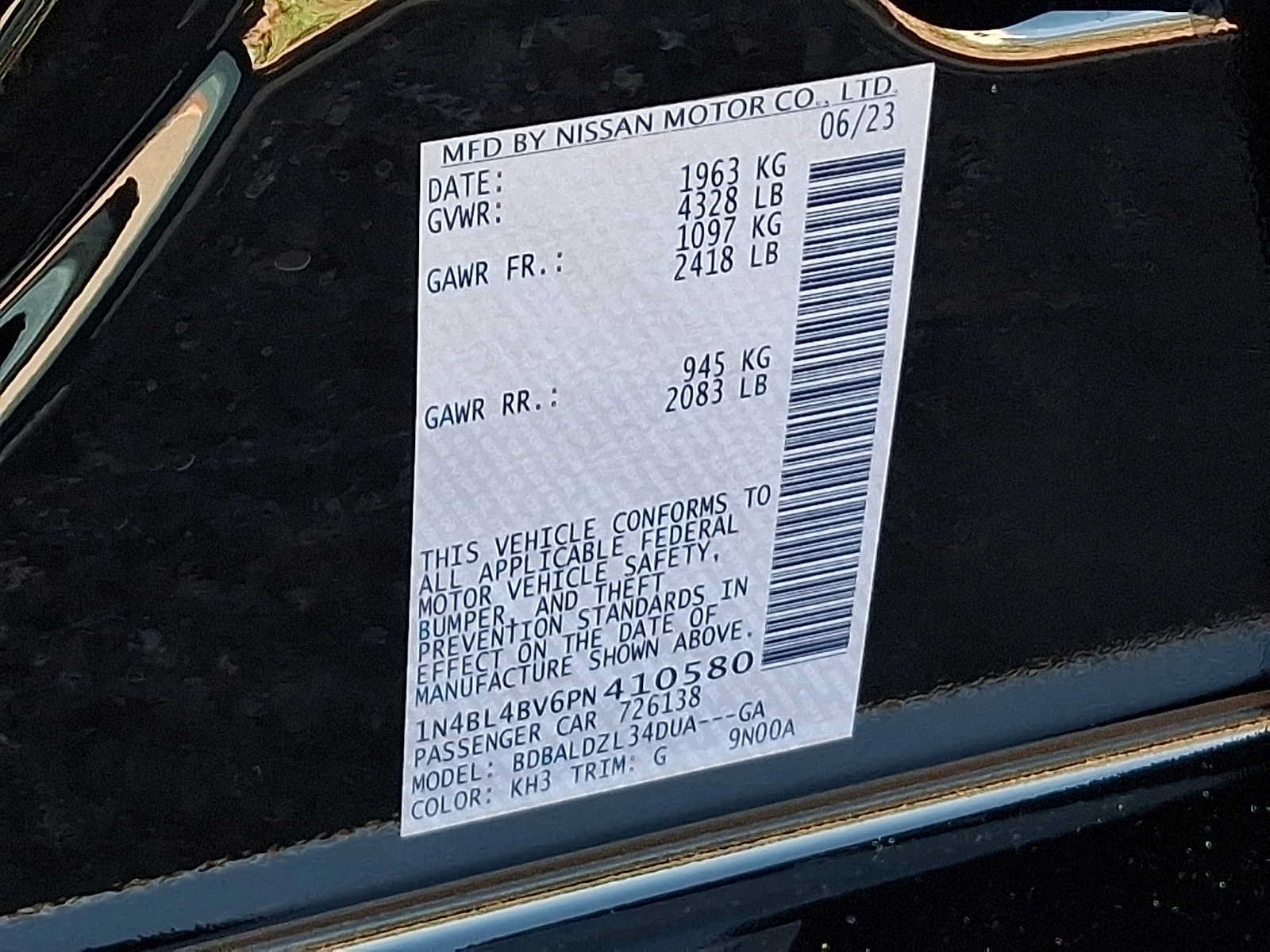 Used 2023 Nissan Altima 2.5 S FWD image 28