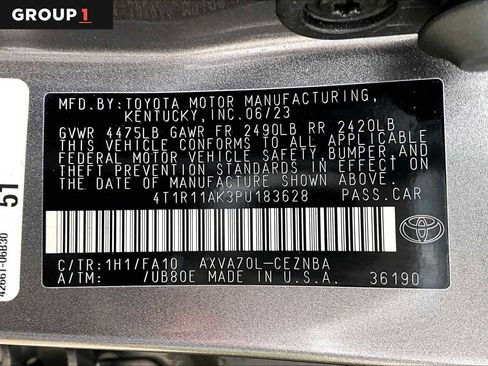 Used 2023 Toyota Camry LE w/ Cold Weather Package FWD image 37
