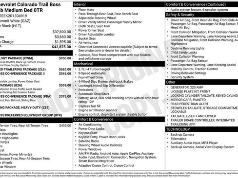 Used 2024 Chevrolet Colorado Trail Boss w/ Technology Package image 2