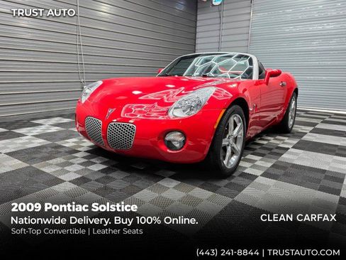 Used 2009 Pontiac Solstice Convertible w/ Premium Package RWD image 1