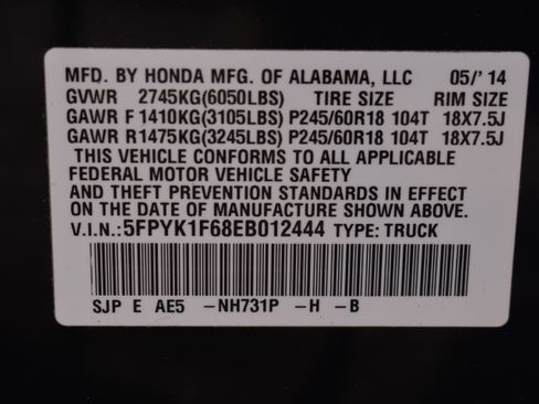 Used 2014 Honda Ridgeline SE image 41