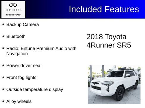 Used 2018 Toyota 4Runner SR5 RWD image 2