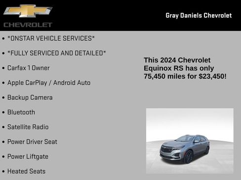 Certified 2024 Chevrolet Equinox RS image 6