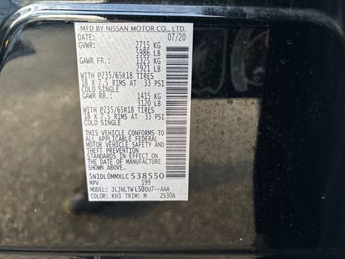 Used 2020 INFINITI QX60 Luxe w/ Essential Package image 33