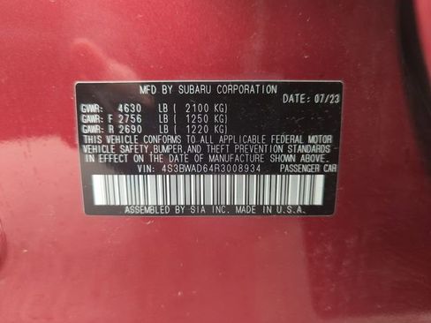 Used 2024 Subaru Legacy Premium image 35