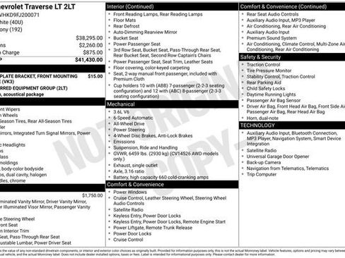 Used 2015 Chevrolet Traverse LT image 2