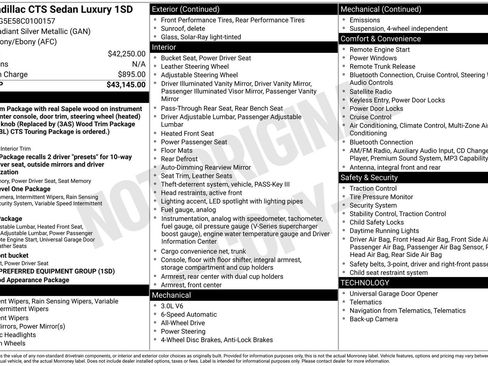 Used 2012 Cadillac CTS Luxury image 21