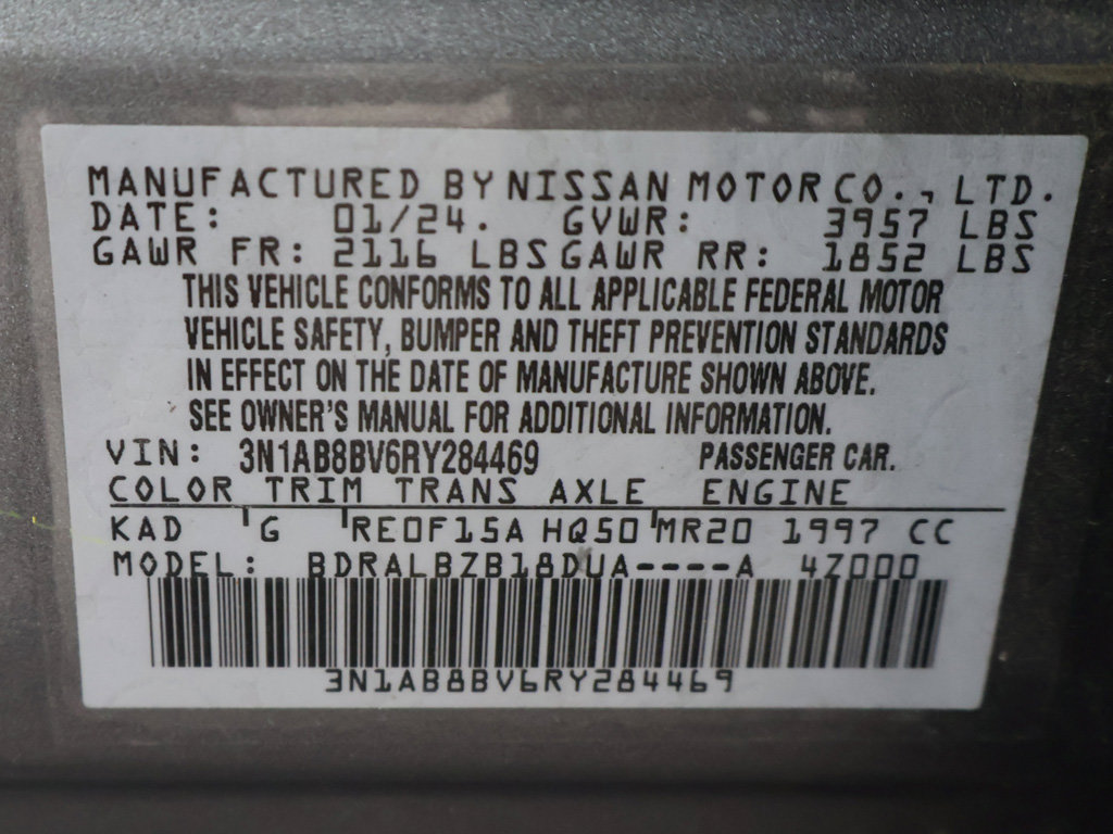 Used 2024 Nissan Sentra S FWD image 41