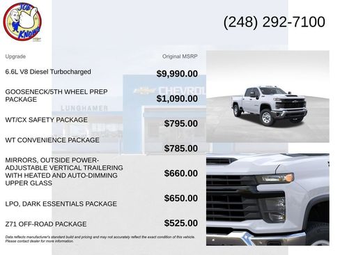 New 2026 Chevrolet Silverado 2500 W/T AWD/4WD image 5