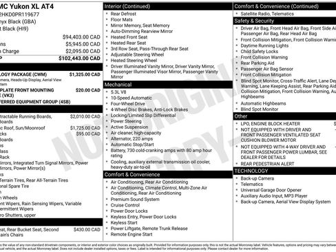 Used 2023 GMC Yukon XL AT4 w/ Technology Package image 32