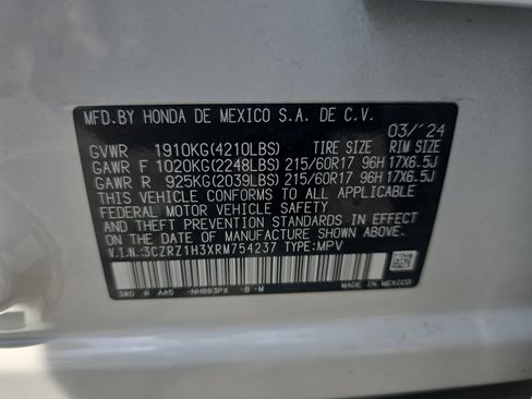 Used 2024 Honda HR-V LX image 36
