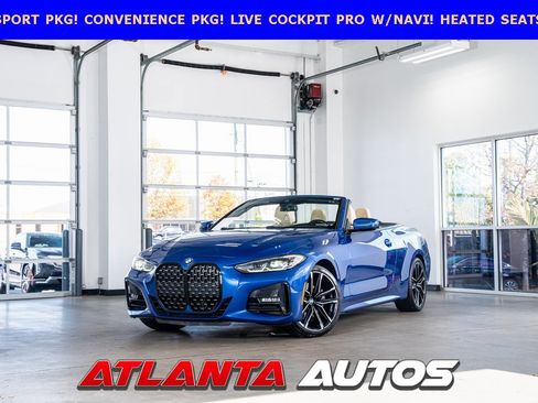 Used 2022 BMW 430i xDrive Convertible w/ M Sport Package image 1