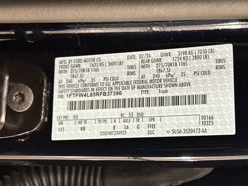 Used 2024 Ford F150 Tremor w/ Equipment Group 402A High AWD/4WD image 12