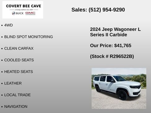 Used 2024 Jeep Wagoneer L Series II AWD/4WD image 6