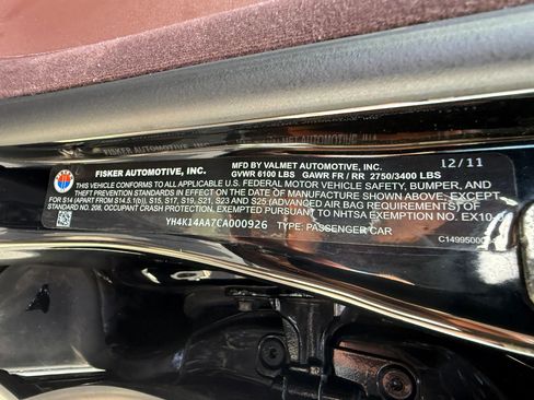 Used 2012 Fisker Karma EcoSport image 25