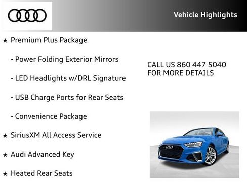 Used 2020 Audi A4 2.0T Premium Plus w/ Premium Plus Package AWD/4WD image 29