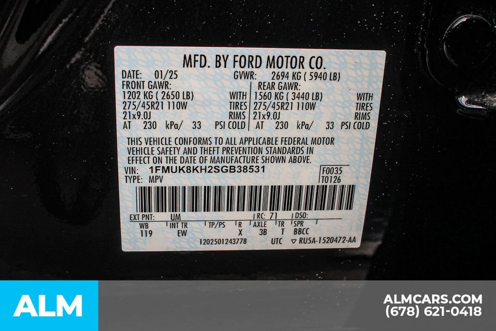 Used 2025 Ford Explorer ST-Line w/ ST-Line Street Pack AWD/4WD image 44