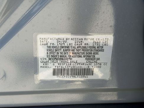Used 2022 Nissan Kicks SV FWD image 21