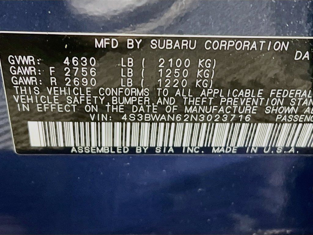 Used 2022 Subaru Legacy Limited AWD/4WD image 33