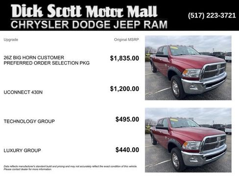 Used 2012 RAM 2500 Big Horn image 2