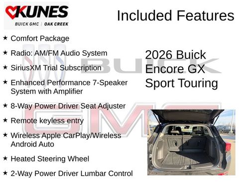New 2026 Buick Encore GX Sport Touring w/ Comfort Package image 2