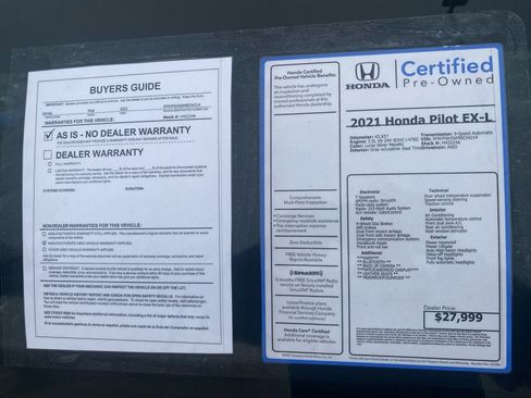 Certified 2021 Honda Pilot EX-L image 36