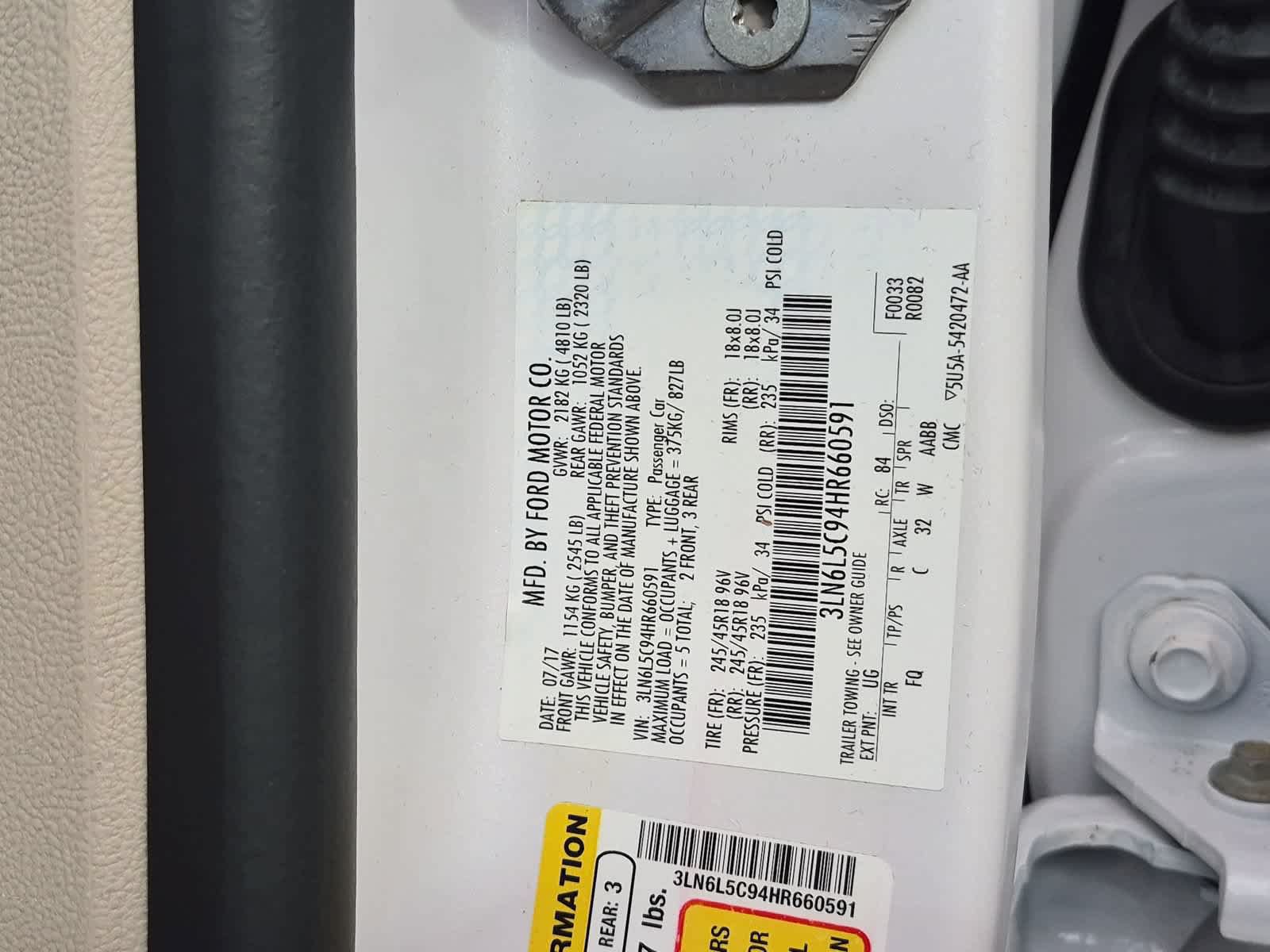 Used 2017 Lincoln MKZ Select FWD image 37